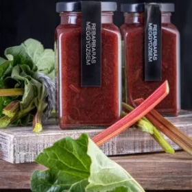 Rebarbarás meggylekvár 312 ml